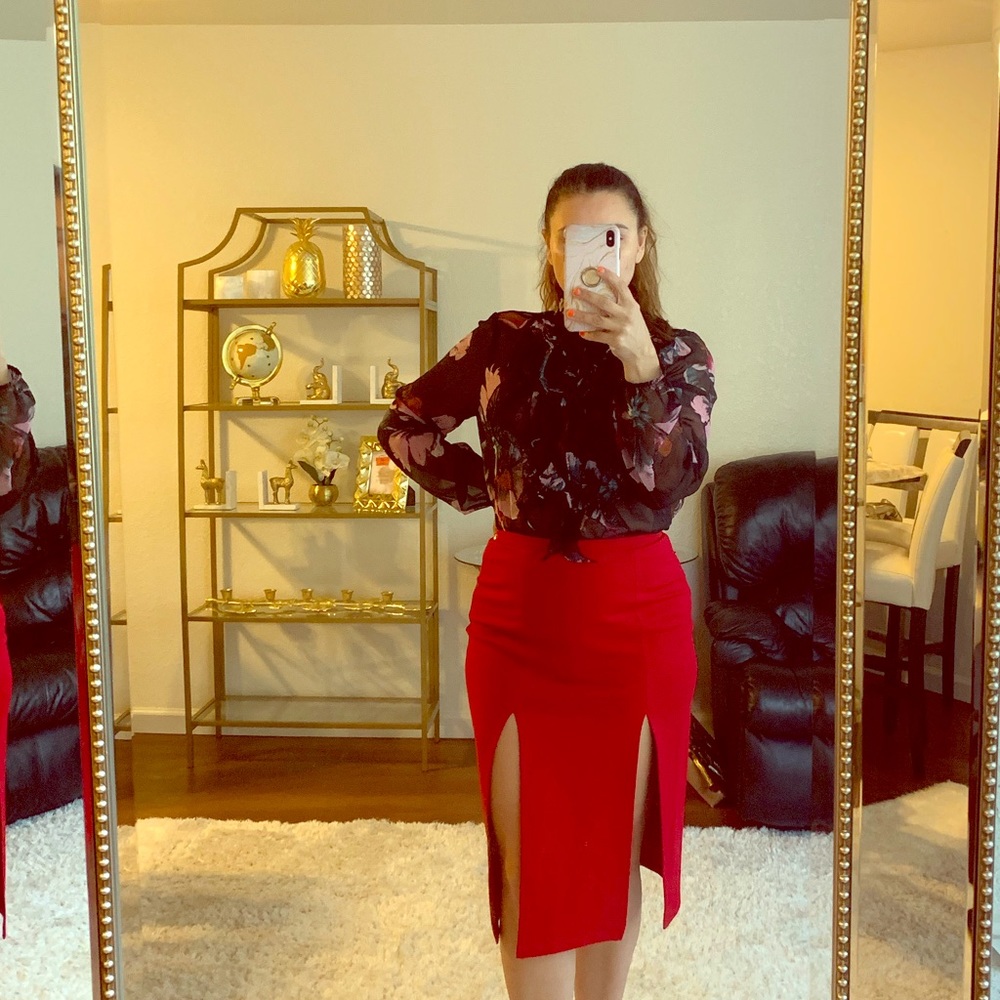 COPY - 🔥super sexy🔥 Black Halo pencil skirt